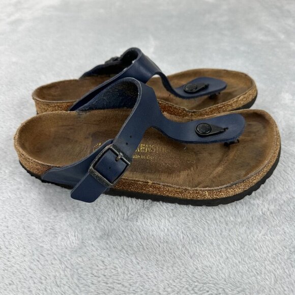 Birkenstock Gizeh Navy Blue Thong Sandals Women’s Size 37 EU - Picture 7 of 10